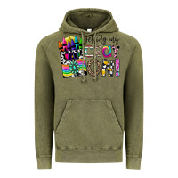 Vintage Olive getting my cray on Vintage Hoodie - CowhideDigitalArt