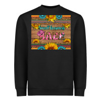 Black small business babe Heavyweight Sweatshirt - HRA Design Shop
