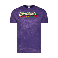 Cloud Purple juneteenth free ish since 1865 Vintage Tee - HRA Design Shop
