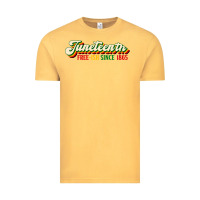 Vintage Mustard juneteenth free ish since 1865 Vintage Tee - HRA Design Shop