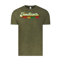Vintage Olive juneteenth free ish since 1865 Vintage Tee - HRA Design Shop