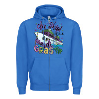 True Royal oh ship it's a mardi gras trip Zipper Hoodie - MaliasSmallBusiness