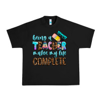Black being a teacher makes my life complate Urban Heavy Tee - AdoDesignShop