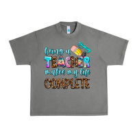 Tornado being a teacher makes my life complate Urban Heavy Tee - AdoDesignShop