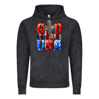 Vintage Black God bless the USA  4th of july Vintage Hoodie - CowGirlArtShop