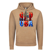 Vintage Coffee God bless the USA  4th of july Vintage Hoodie - CowGirlArtShop
