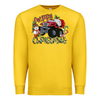 Lemon Merry Christmas Monster Truck Premium Sweatshirt - MaliasSmallBusiness