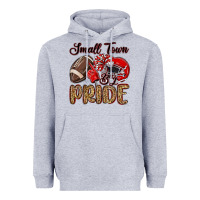 Small Town Big Pride Red Heavyweight Hoodie | Teevron