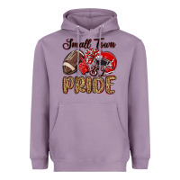 Lavender small town big pride red Heavyweight Hoodie - MaliasSmallBusiness