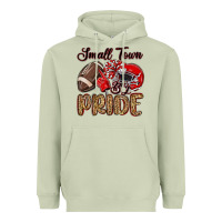 Matcha small town big pride red Heavyweight Hoodie - MaliasSmallBusiness