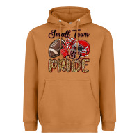 Meerkat small town big pride red Heavyweight Hoodie - MaliasSmallBusiness