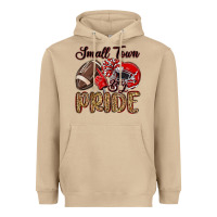 Mushroom small town big pride red Heavyweight Hoodie - MaliasSmallBusiness