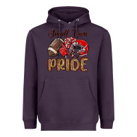 Plum small town big pride red Heavyweight Hoodie - MaliasSmallBusiness