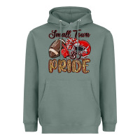 Sage small town big pride red Heavyweight Hoodie - MaliasSmallBusiness