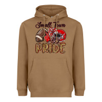 Toasted Coconut small town big pride red Heavyweight Hoodie - MaliasSmallBusiness