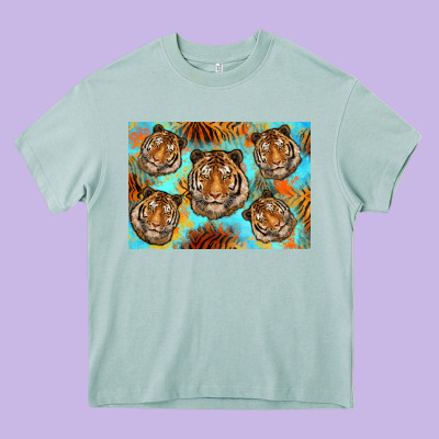 Tiger Heavy Core Tee Designed By Artiststas