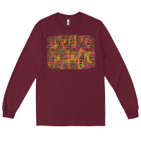 Burgundy cinco de mayo leopard glitter Long Sleeve Tee - Artiststas