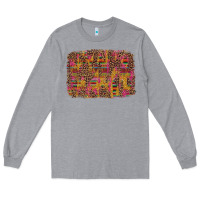 Heather Grey cinco de mayo leopard glitter Long Sleeve Tee - Artiststas