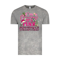 Cloud Rock I Am Dreaming Of A Pink Christmas Vintage Tee - FaDigitalArtStudio