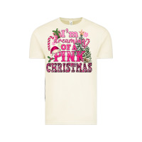 Vintage Arctic I Am Dreaming Of A Pink Christmas Vintage Tee - FaDigitalArtStudio