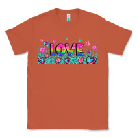 Copper lgbt love with hearts and stars Classic Tee - AdoDesignShop