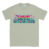 Matcha lgbt love with hearts and stars Classic Tee - AdoDesignShop