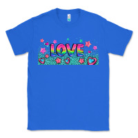 True Royal lgbt love with hearts and stars Classic Tee - AdoDesignShop