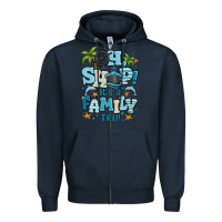 Oh Ship Its A Family Trip Zipper Hoodie | Teevron