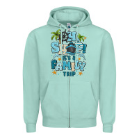 Seafoam oh ship its a family trip Zipper Hoodie - MaliasSmallBusiness