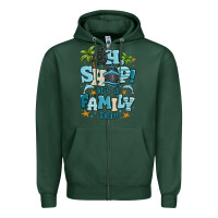 Sports Green oh ship its a family trip Zipper Hoodie - MaliasSmallBusiness