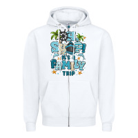 White oh ship its a family trip Zipper Hoodie - MaliasSmallBusiness