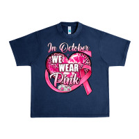 Navy in october we wear pink heart Urban Heavy Tee - JahusDesignShop