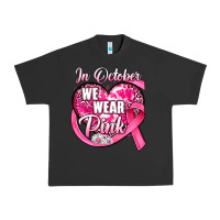 Pigment Black in october we wear pink heart Urban Heavy Tee - JahusDesignShop