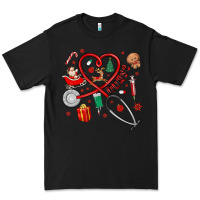 Black christmas nurse Premium Tee - MaliasSmallBusiness