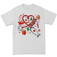 Dove Grey christmas nurse Premium Tee - MaliasSmallBusiness