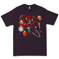 Plum christmas nurse Premium Tee - MaliasSmallBusiness