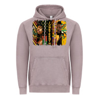 Vintage Zinc juneteenth brush stroke Vintage Hoodie - HRA Design Shop