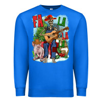 True Royal Fa la la la skeleton farm Premium Sweatshirt - NancyCooperArtShop