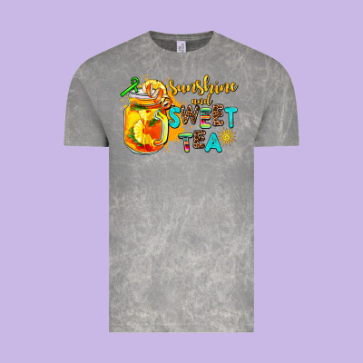 Sunshine And Sweet Tea Vintage Tee Designed By Adodesignshop