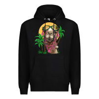 Black camel with oasis Premium Hoodie - BarkalooDesign