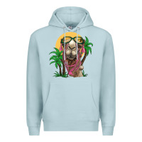 Blue Mist camel with oasis Premium Hoodie - BarkalooDesign