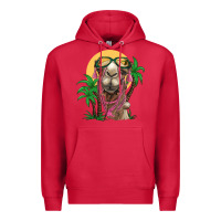 Cardinal camel with oasis Premium Hoodie - BarkalooDesign