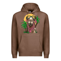 Chestnut camel with oasis Premium Hoodie - BarkalooDesign