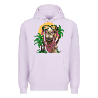 Lilac camel with oasis Premium Hoodie - BarkalooDesign