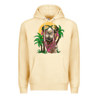 Pina Colada camel with oasis Premium Hoodie - BarkalooDesign