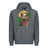 Rock camel with oasis Premium Hoodie - BarkalooDesign