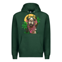Sports Green camel with oasis Premium Hoodie - BarkalooDesign