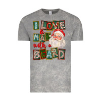 Cloud Rock I Love A Man With A Beard Vintage Tee - FaDigitalArtStudio