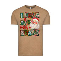 Vintage Coffee I Love A Man With A Beard Vintage Tee - FaDigitalArtStudio