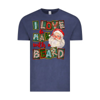 Vintage Denim I Love A Man With A Beard Vintage Tee - FaDigitalArtStudio